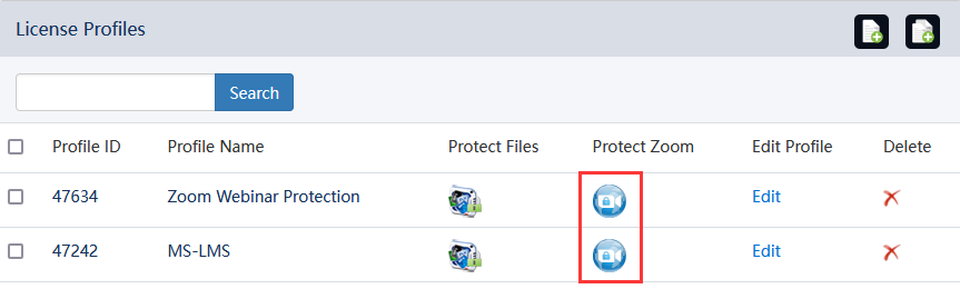 Webinar License Profile
