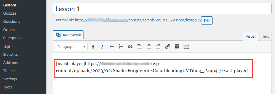 Add LearnPress Course ID