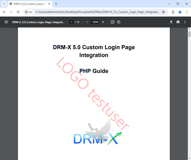Encrypted PDF Reading—Online or Offline