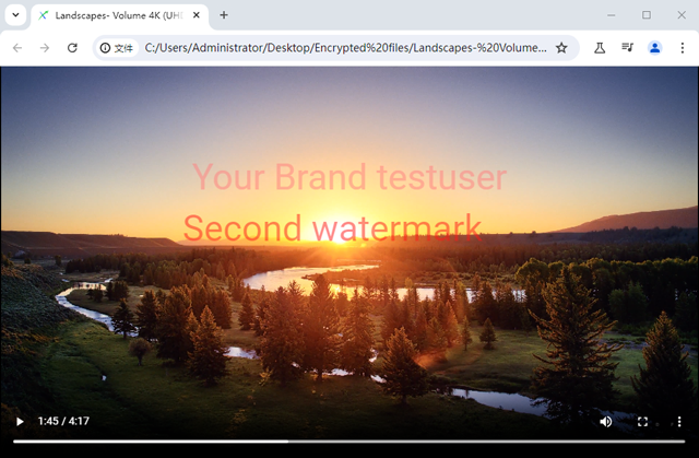 Triple Watermark Protection