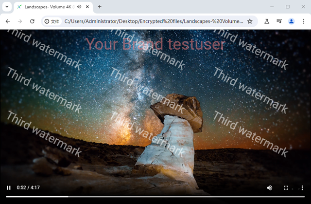 Triple Watermark Protection