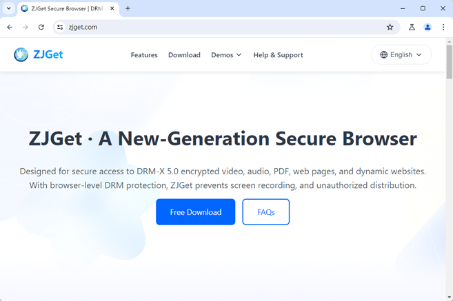 Next-Generation Secure Browser ZJGet
