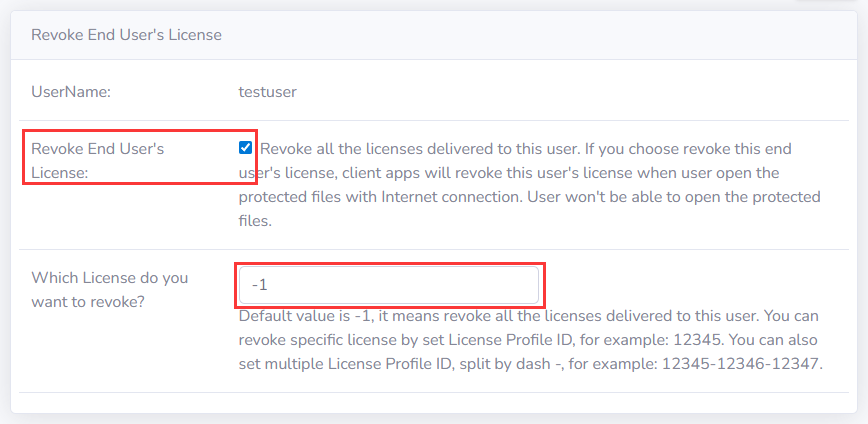 Revoke End User License