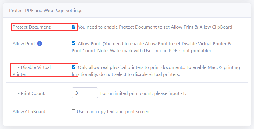 Protect PDF